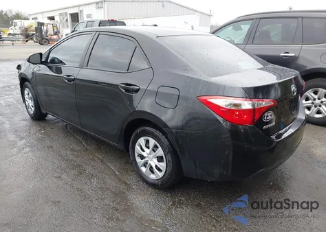 2015 Toyota Corolla L из США, поврежденный, VIN 5YFBURHE0FP347201